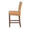 Baxton Studio Racquel Modern Bohemian Natural Rattan and Mahogany Wood Counter Stool 217-12734-ZORO - alternate 9